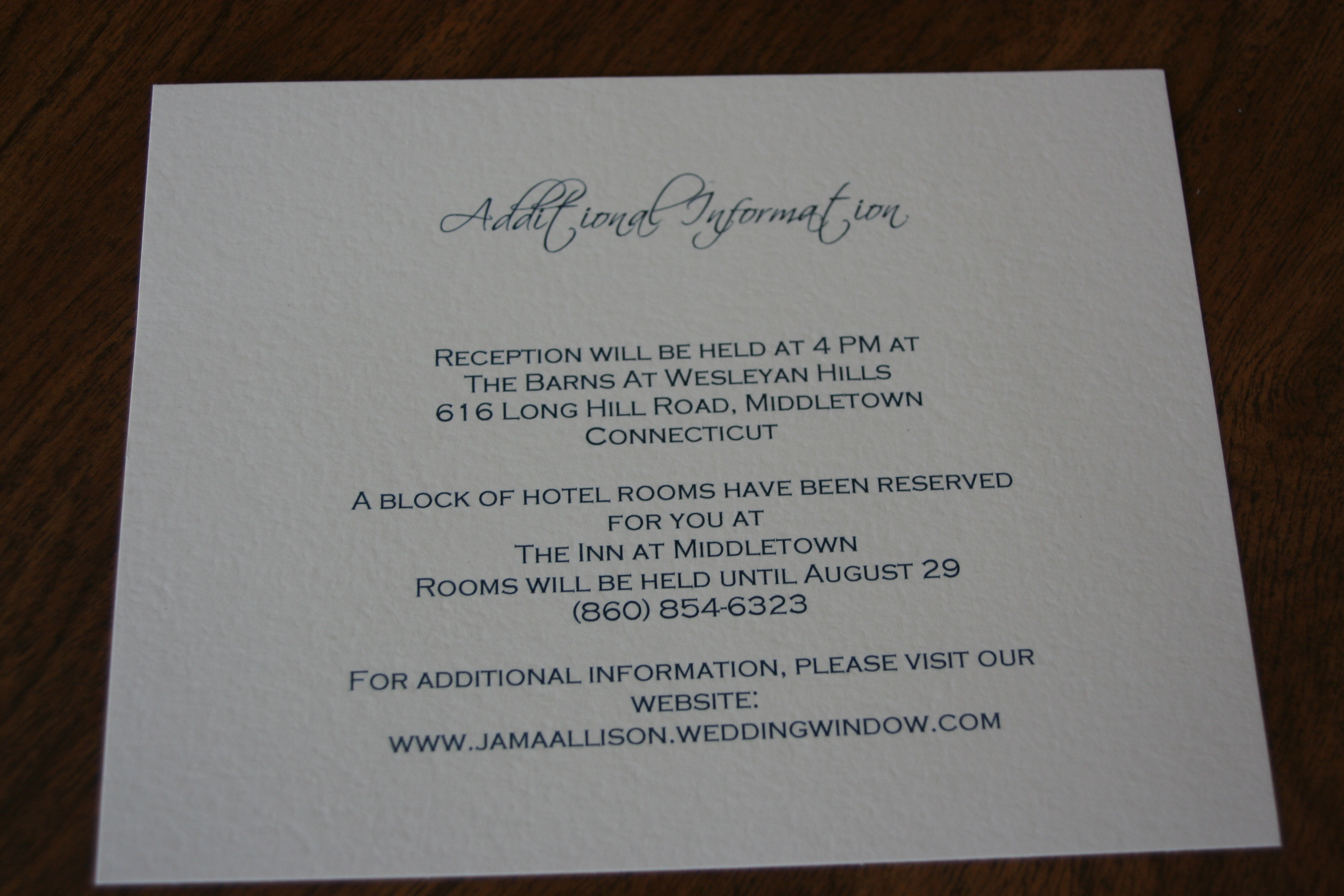 Wedding Invitation Templates, Design Wedding Invites: Hotel Info In Wedding Hotel Information Card Template